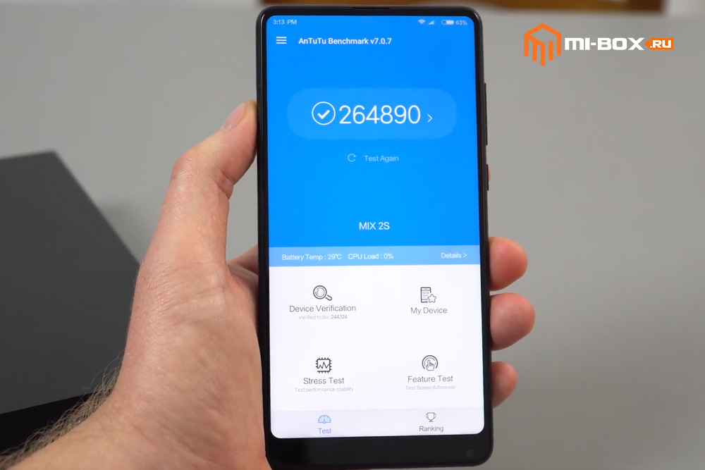 Xiaomi Mi Mix 2 Антуту