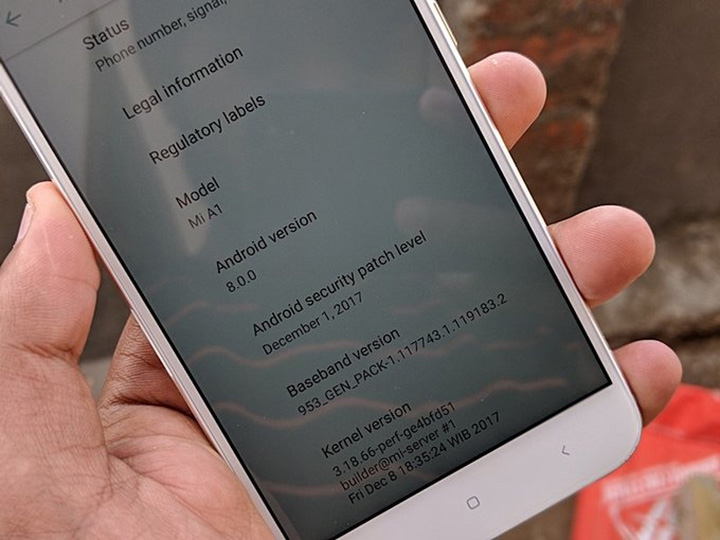 Xiaomi Mi A1 начала получать бета-версию Android 8 Oreo