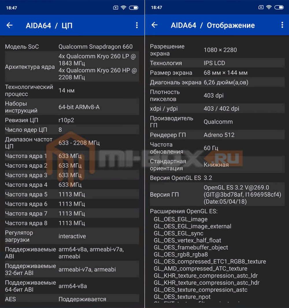 Обзор Xiaomi Mi 8 Lite - технические характеристики